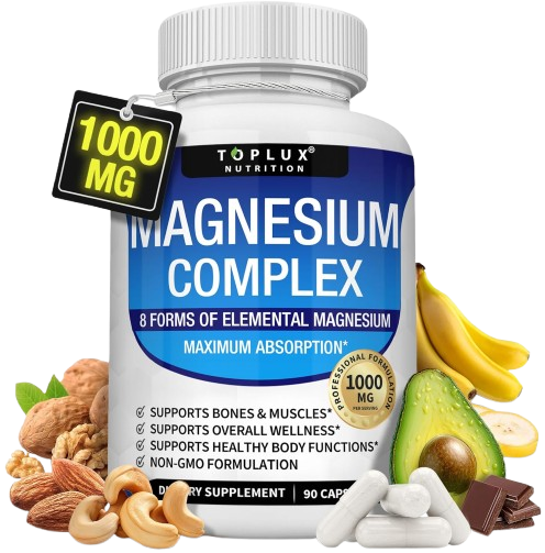 TOPLUX™ Complejo de Magnesio Ultra Potente 8 en 1 OFERTA PACK X2 / X4