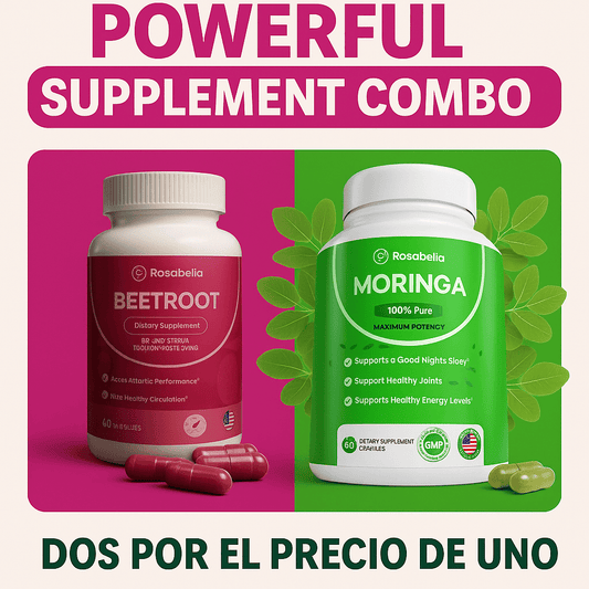 Combo Rosabella: Beetroot y Moringa Americano